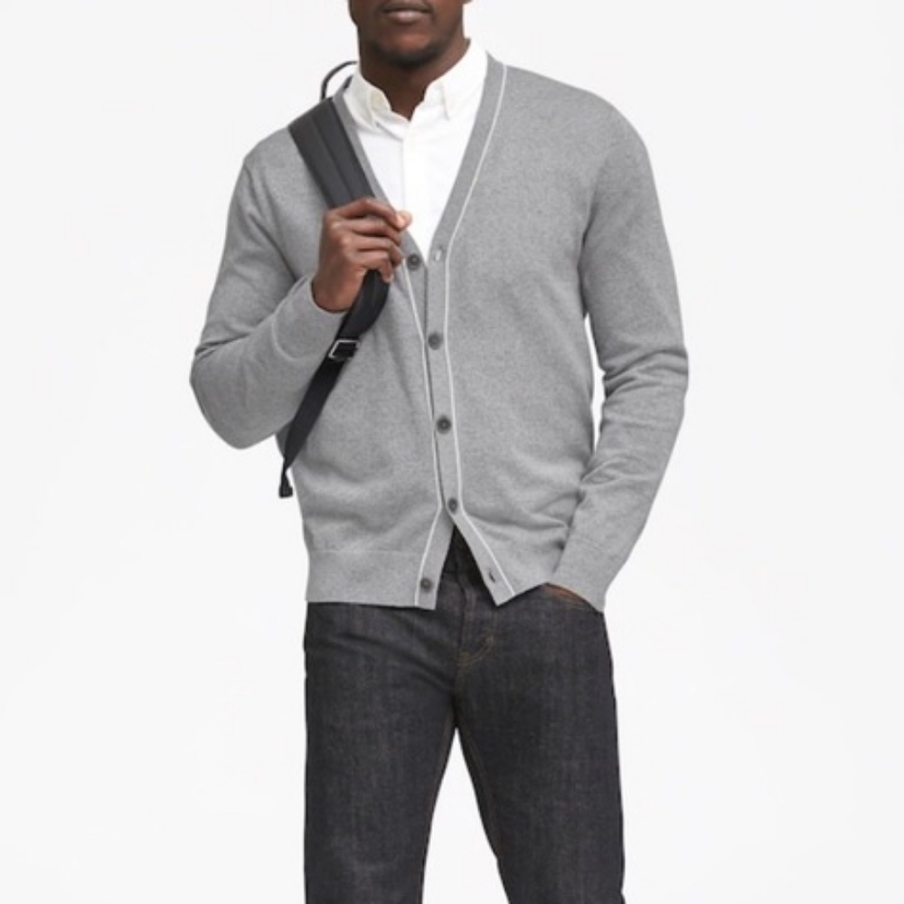Mens Banana Republic Cardigan XL